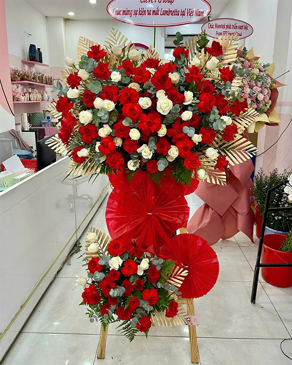Hoa khai trương