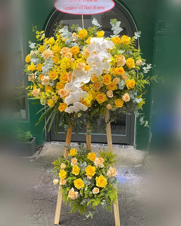 Hoa khai trương