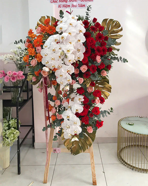 Hoa khai trương